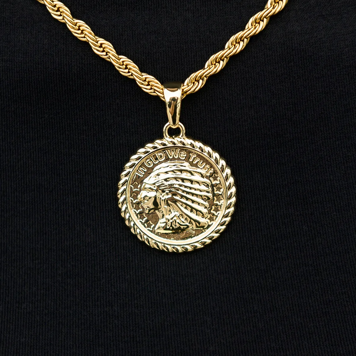 GLD Chief Coin Pendant