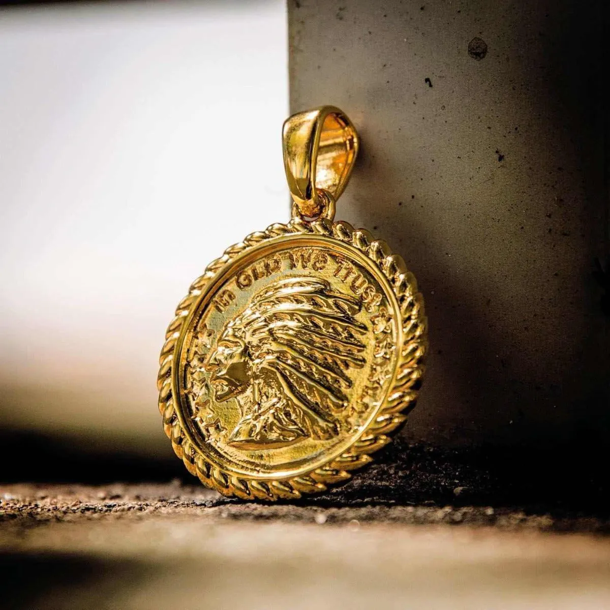 GLD Chief Coin Pendant