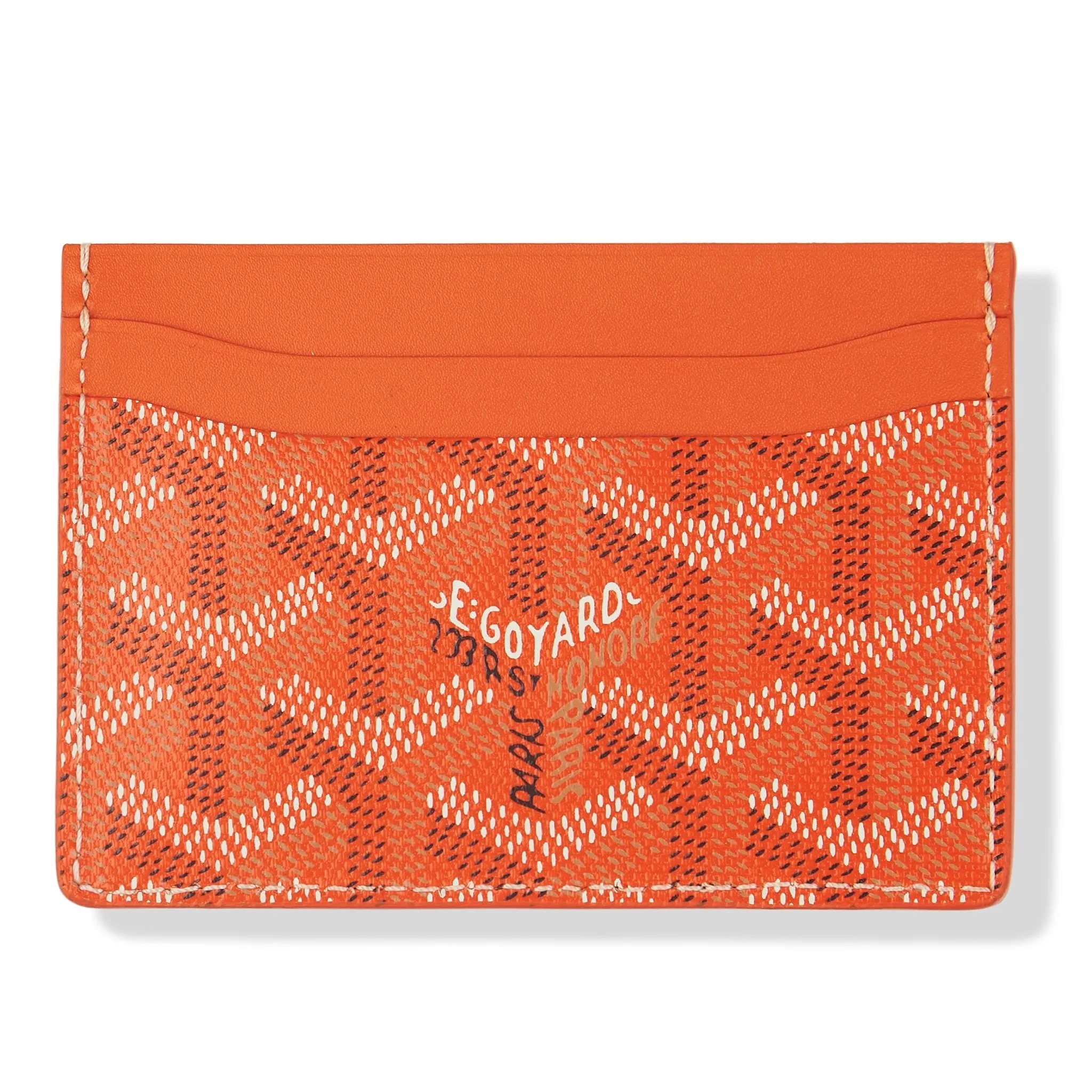 Goyard Saint Sulpice Orange Card Holder