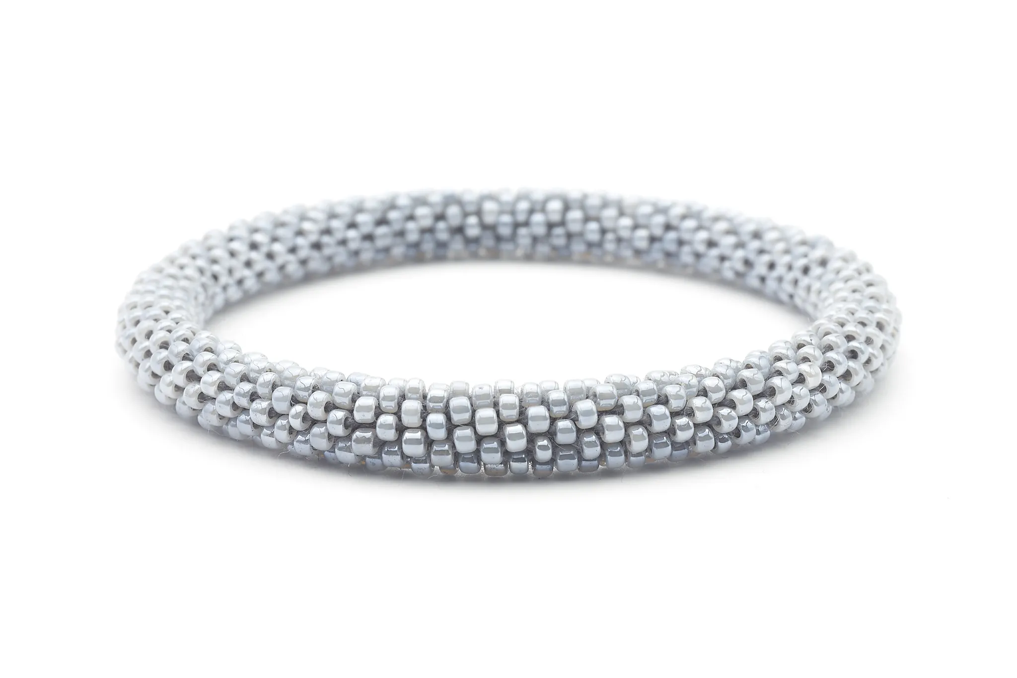 Gray Solid Bracelet - Extended 8"