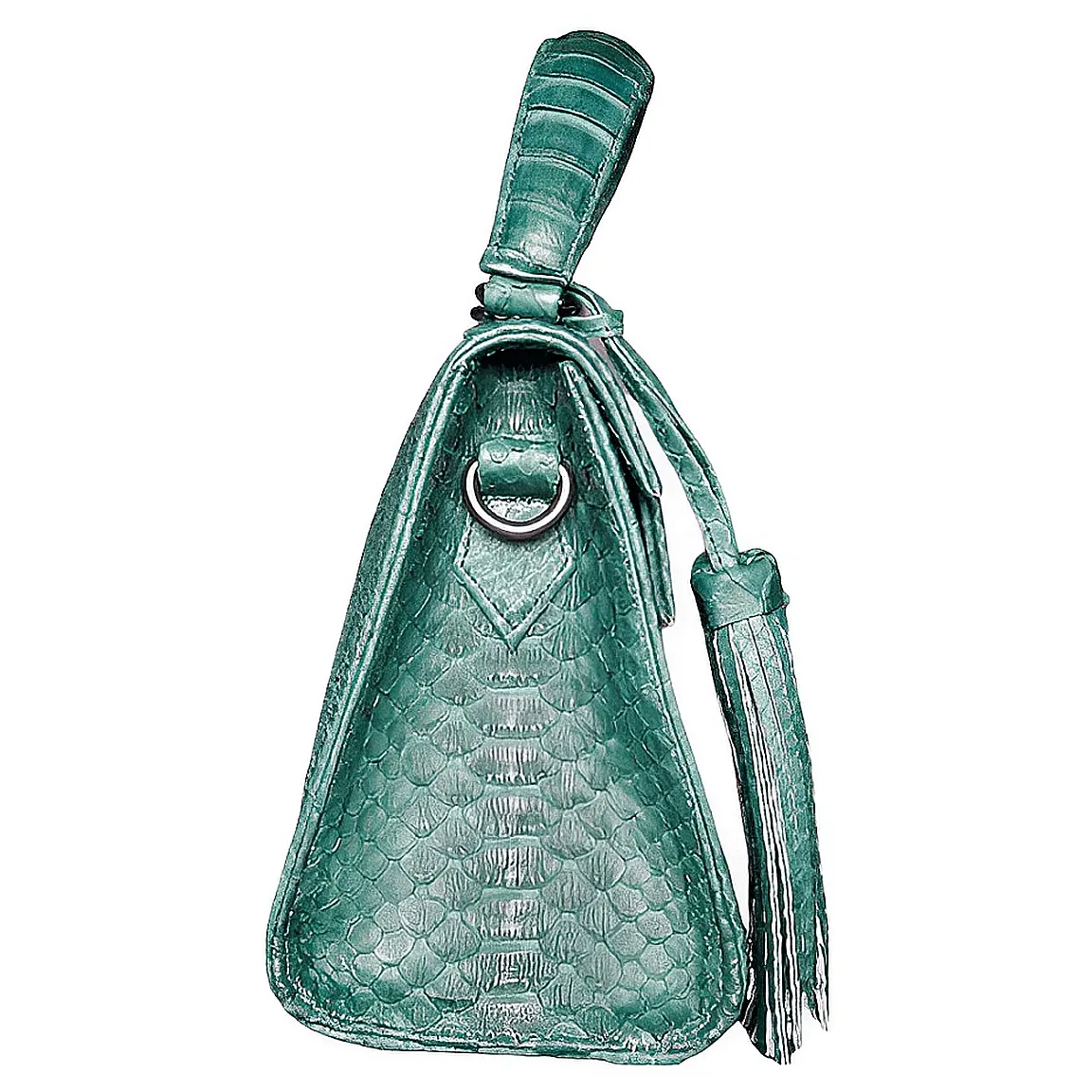 Green Top Handle Bag