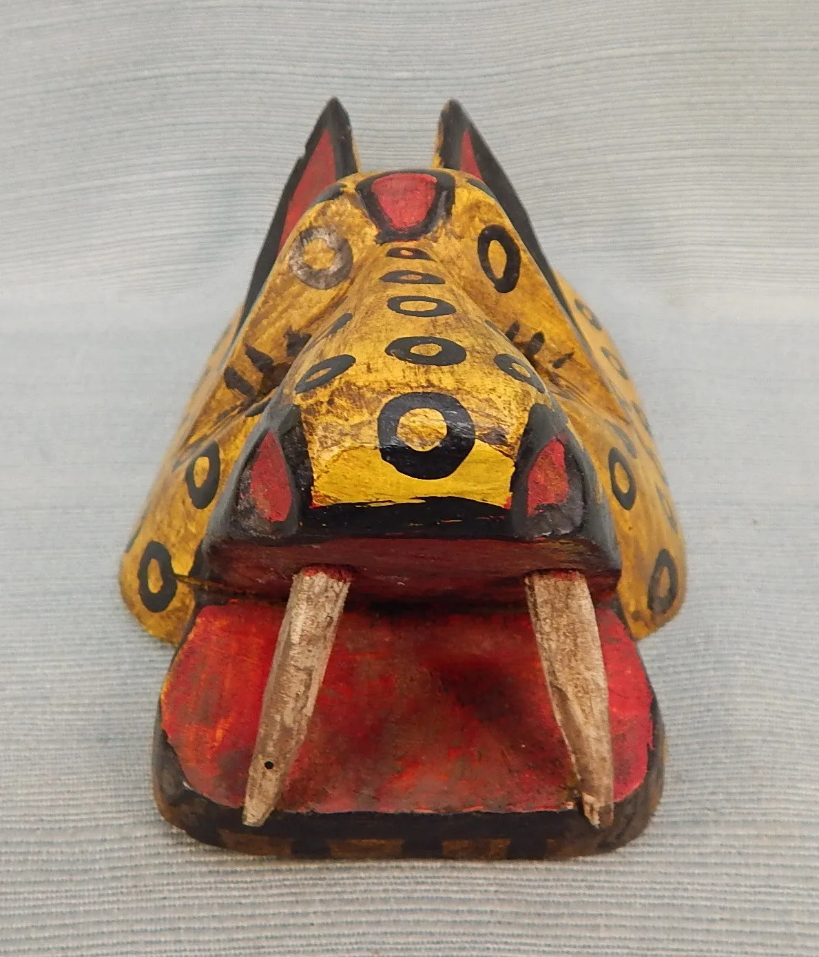 Hand Painted Jaguar Mask