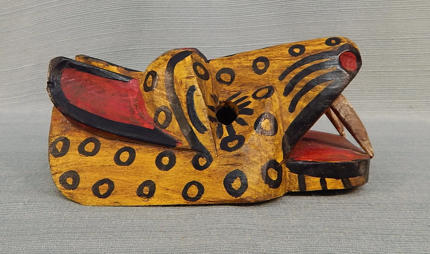 Hand Painted Jaguar Mask