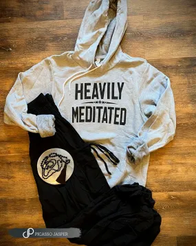 Heavily Meditated   Black Cotton Magic Pants   Crystal, Sweatshirt Bundle!