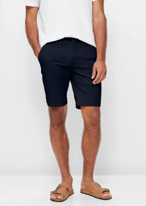 Hugo premium stretch chino short in Navy