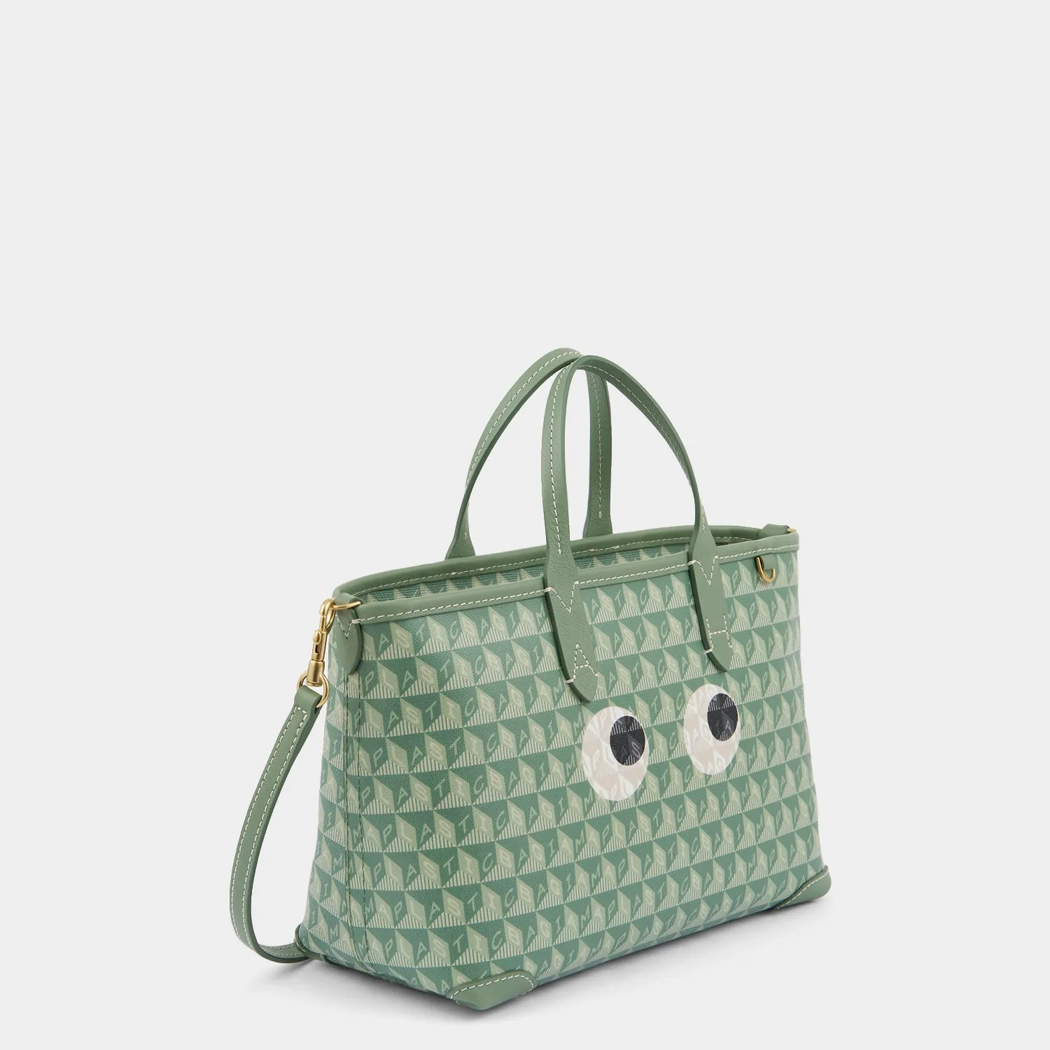 I Am A Plastic Bag XS Eyes Zipped Cross-body Tote