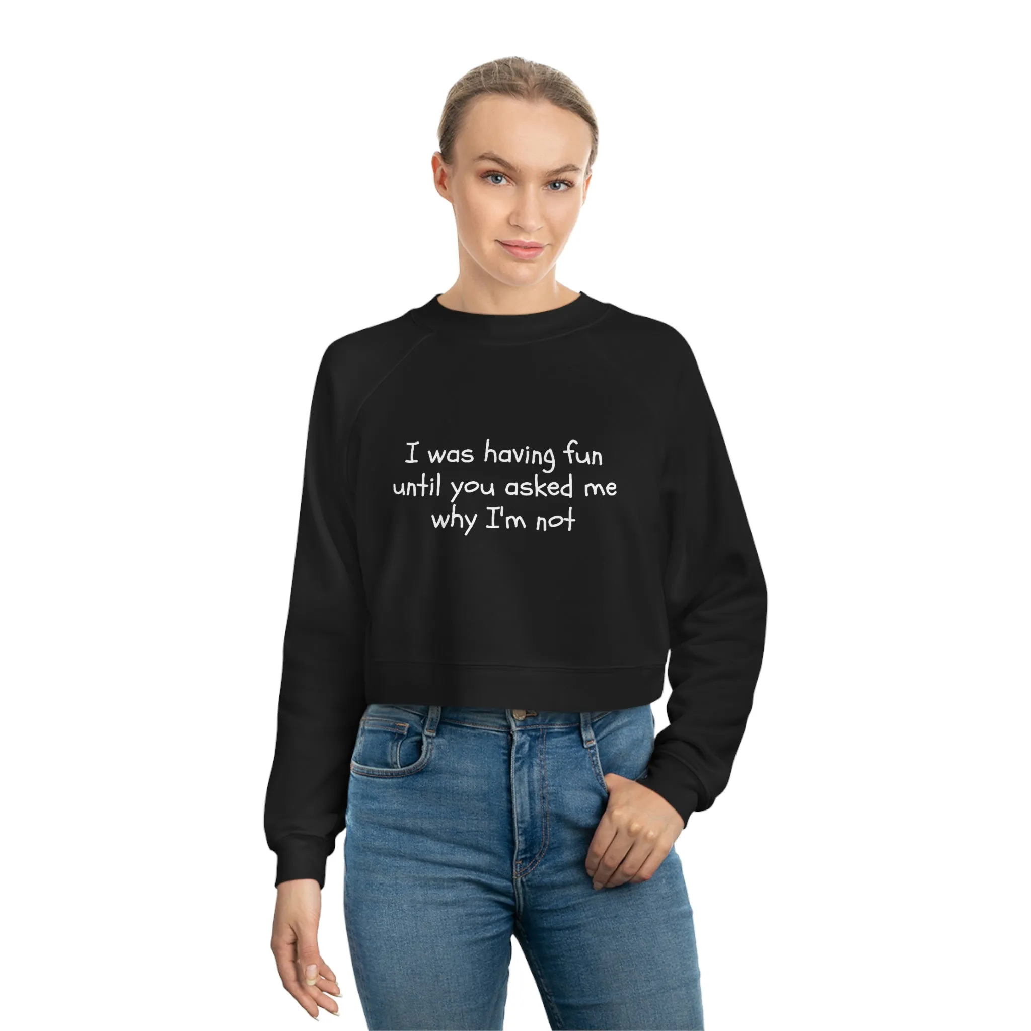 Introvert Cropped Fleece Pullover