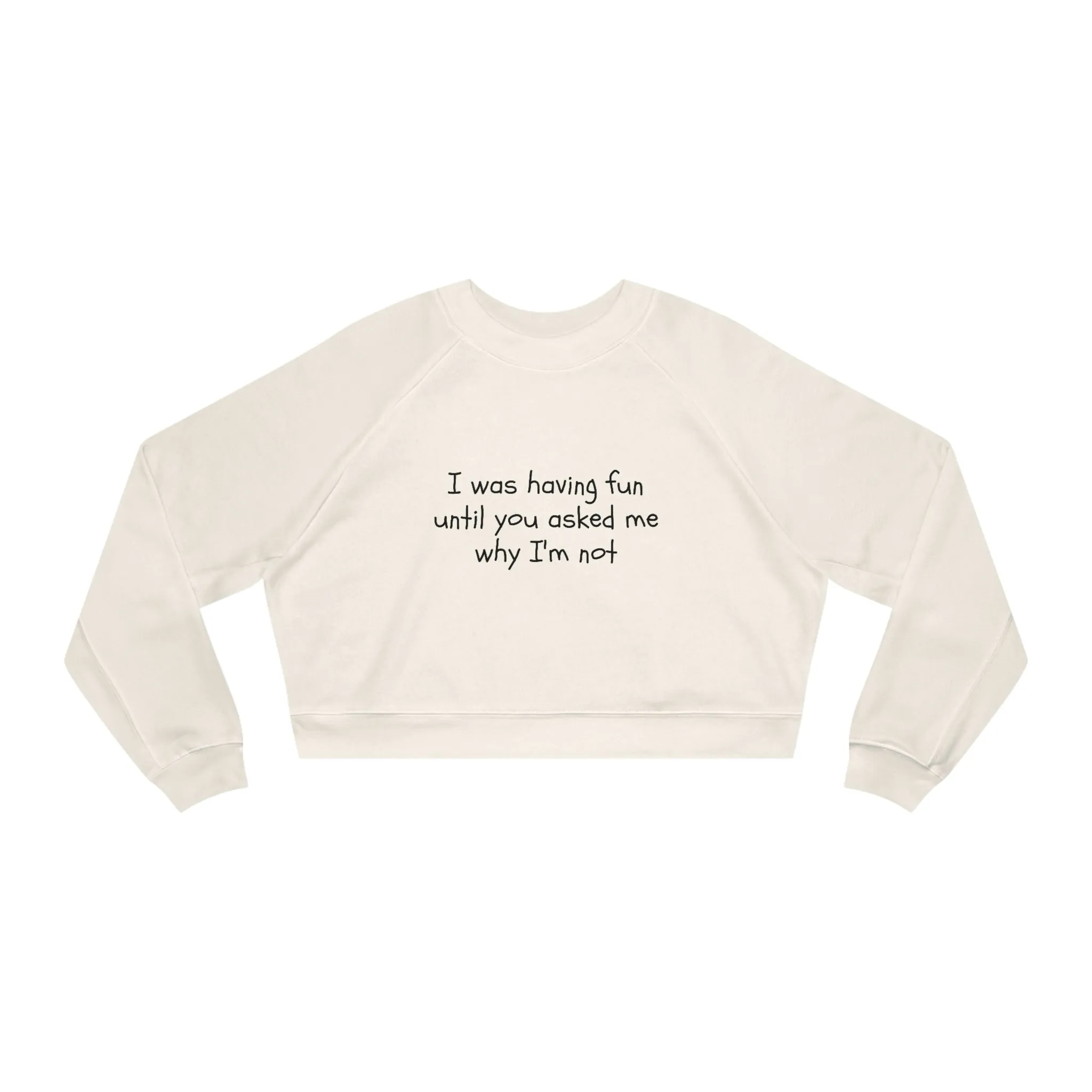 Introvert Cropped Fleece Pullover