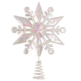 Irridecent Snowflake Tree Topper (23cm)