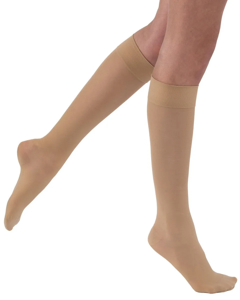 Juzo Soft 2000AD Knee Highs Compression Stockings w/ Silicone Top Band 15-20mmHg - CLEARANCE