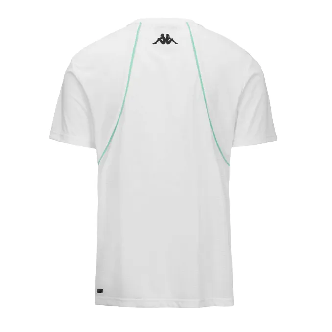 Kappa Kombat Padel Fuyo short sleeve t-shirt 361I7IW 001 white