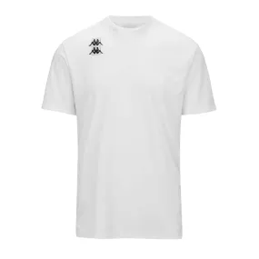 Kappa Kombat Padel Fuyo short sleeve t-shirt 361I7IW 001 white