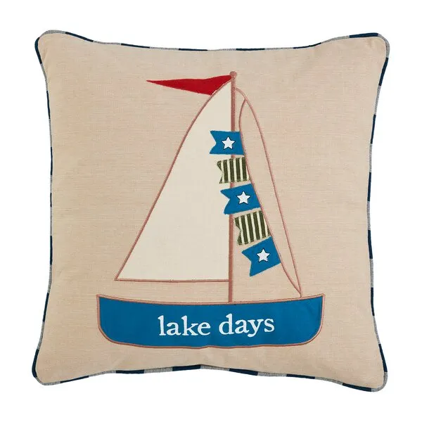 Lake Applique Pillows - $40 each