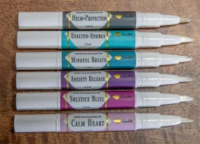 LavHa Pen 6-pack - Anxiety Release, Calm Heart, Exalted Energy, Helm of Protection, Mindful Breath, Solstice Bliss