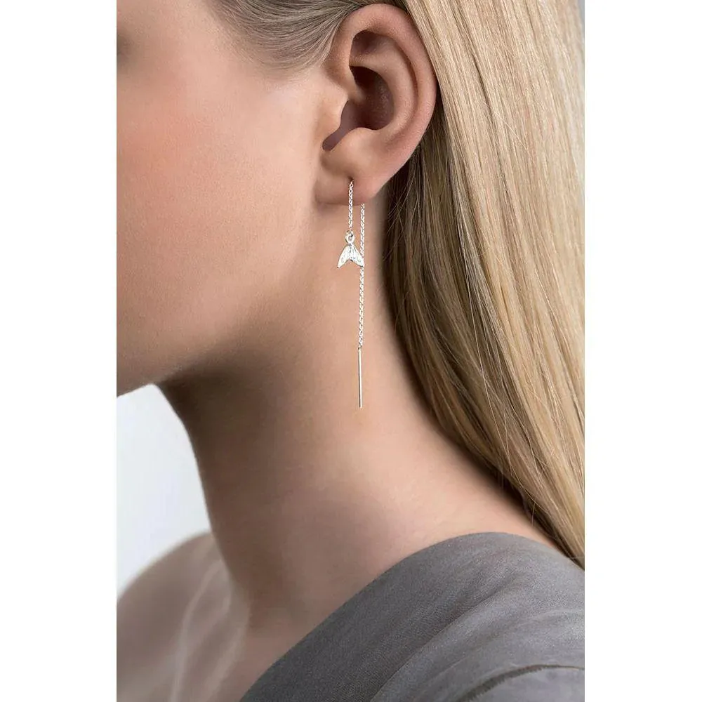 LAX Hanging EARRINGS silver