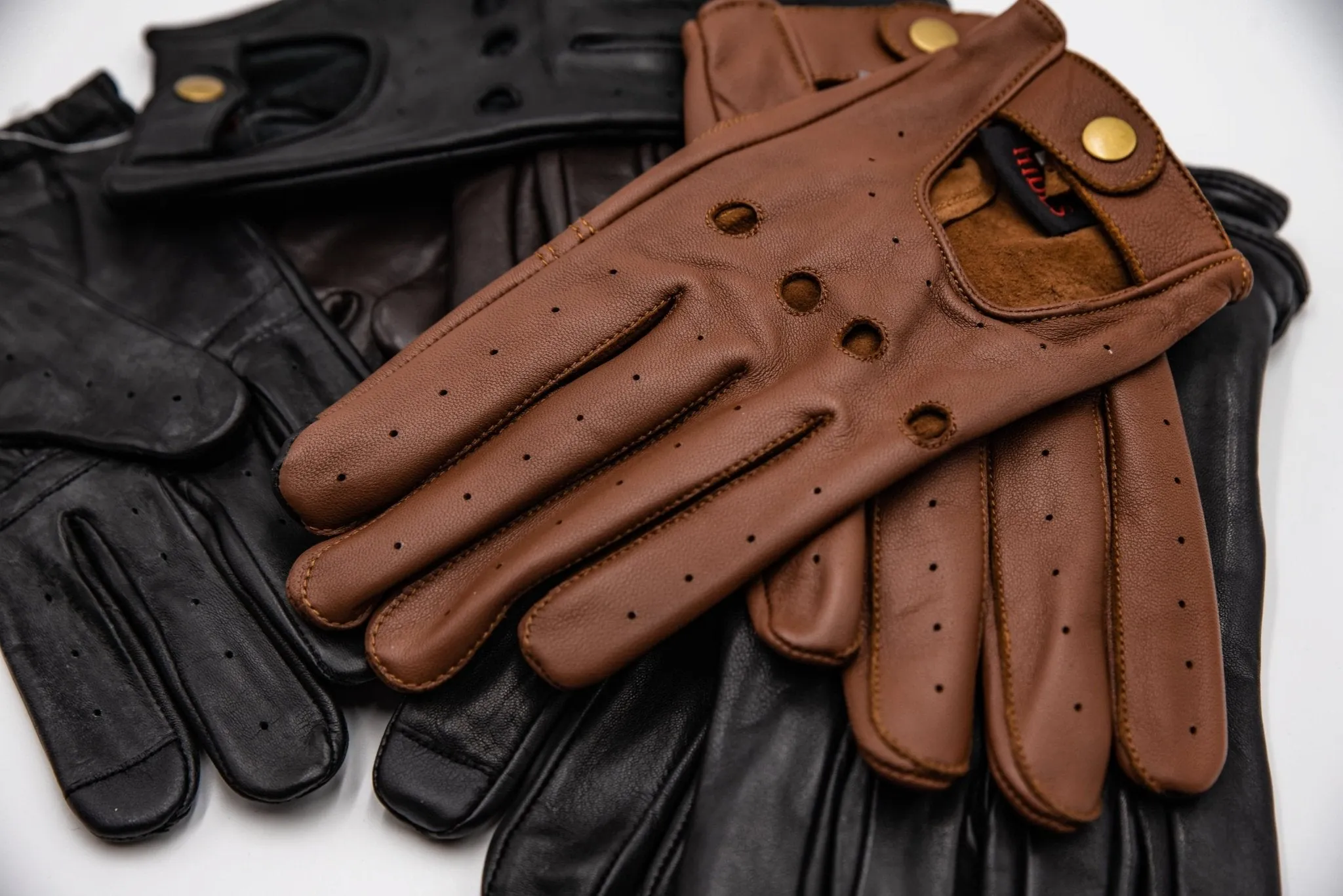 Leather Driving Gloves Men