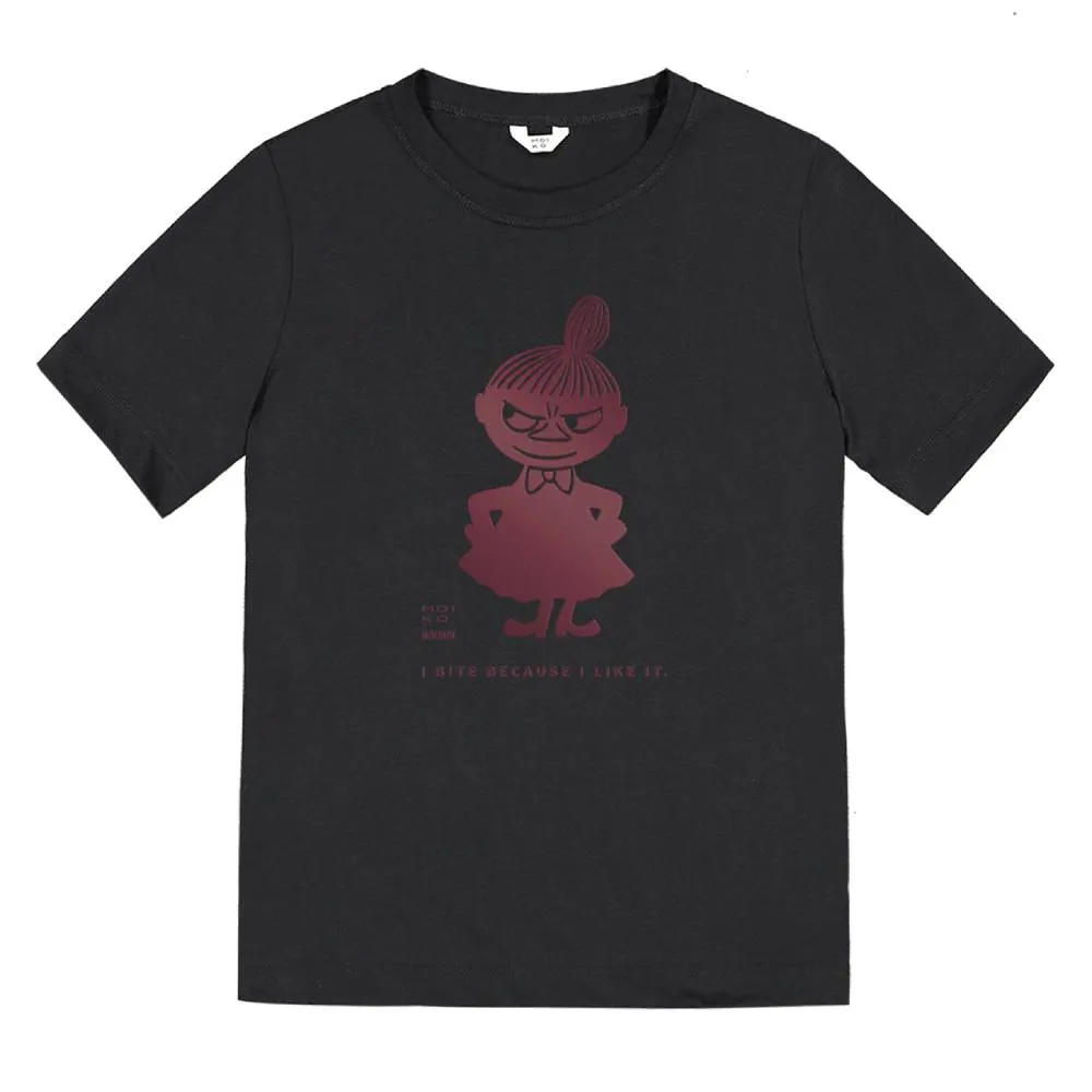 Little My Trickster T-shirt Unisex Black - Moiko