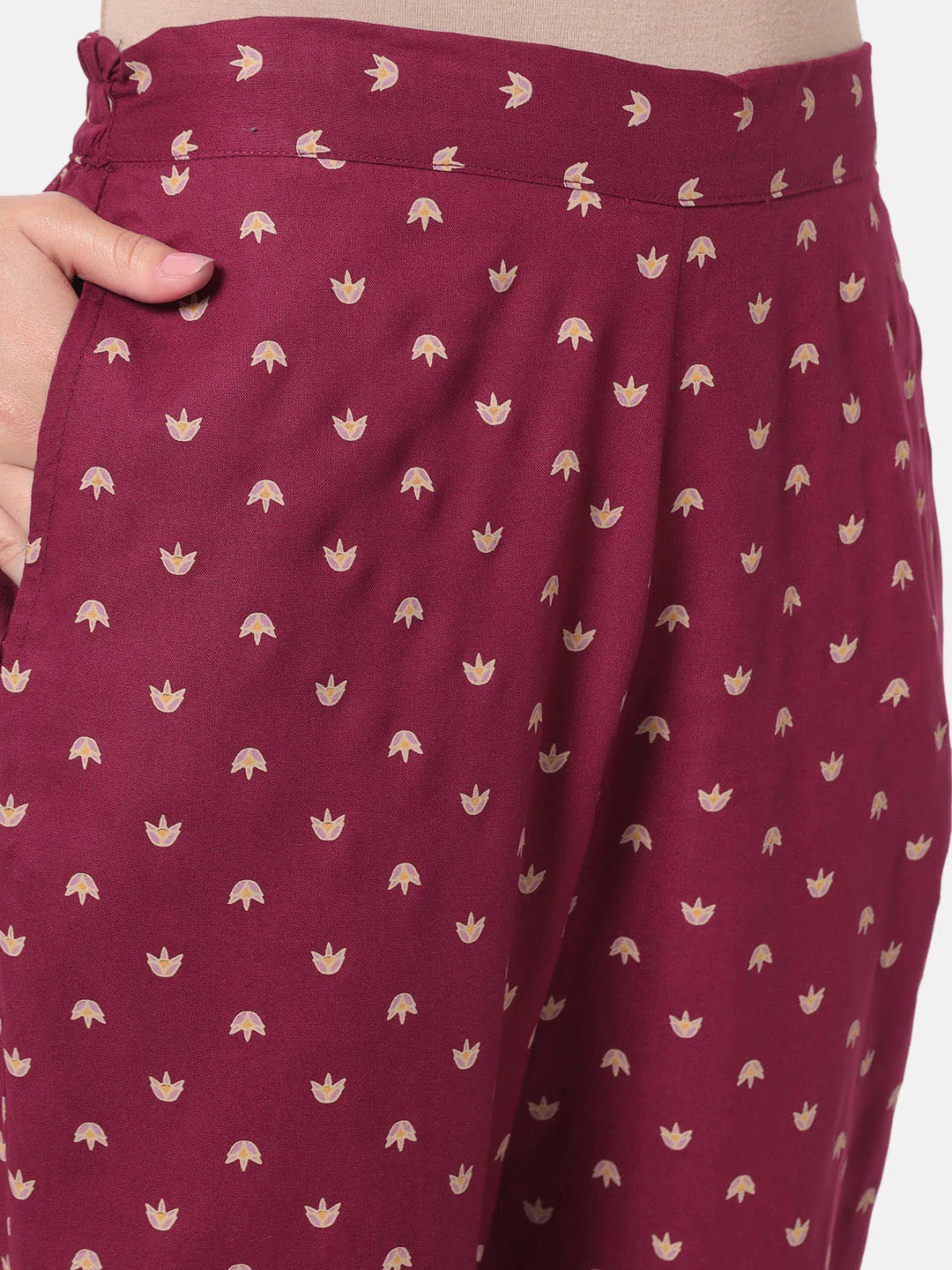 Malang Straight Maroon Pants