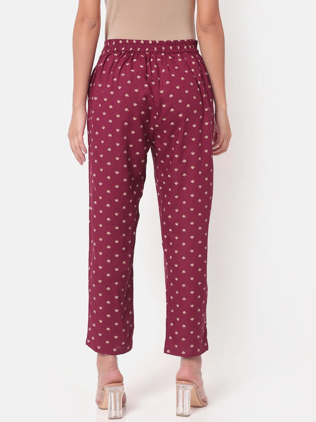 Malang Straight Maroon Pants