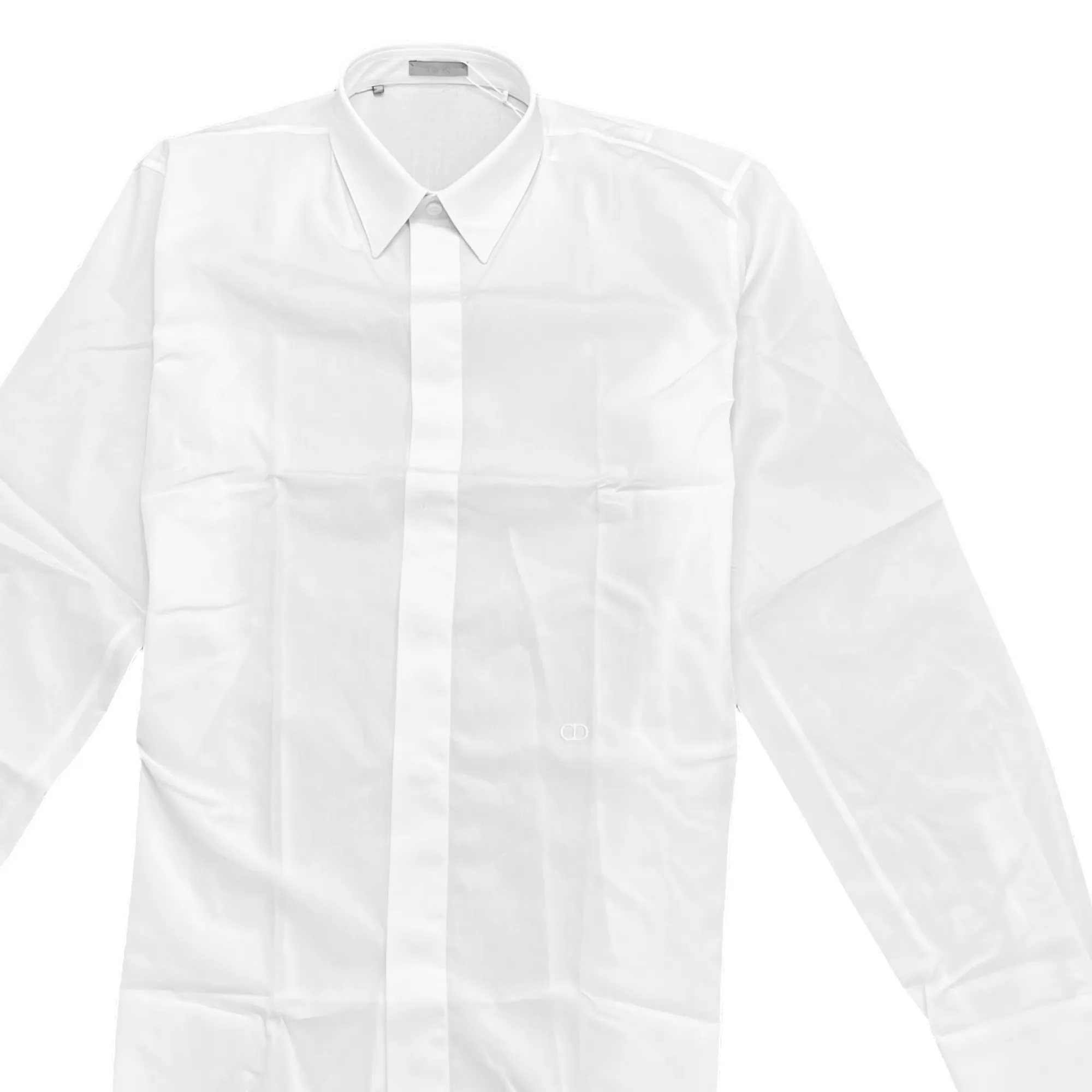 Men's Cd Icon Long Sleeve Shirt White Size S