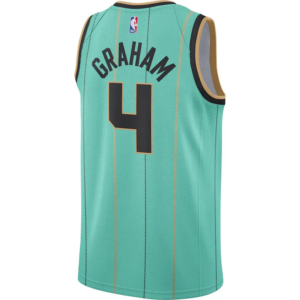 Men's Charlotte Hornets Devonte Graham City Jersey Teal