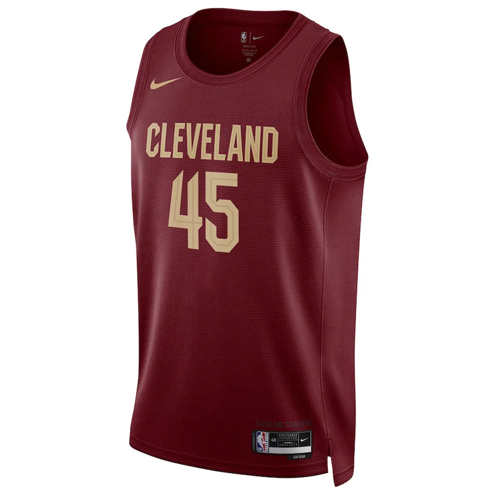 Men's Cleveland Cavaliers Donovan Mitchell Icon Edition Jersey - Burgundy