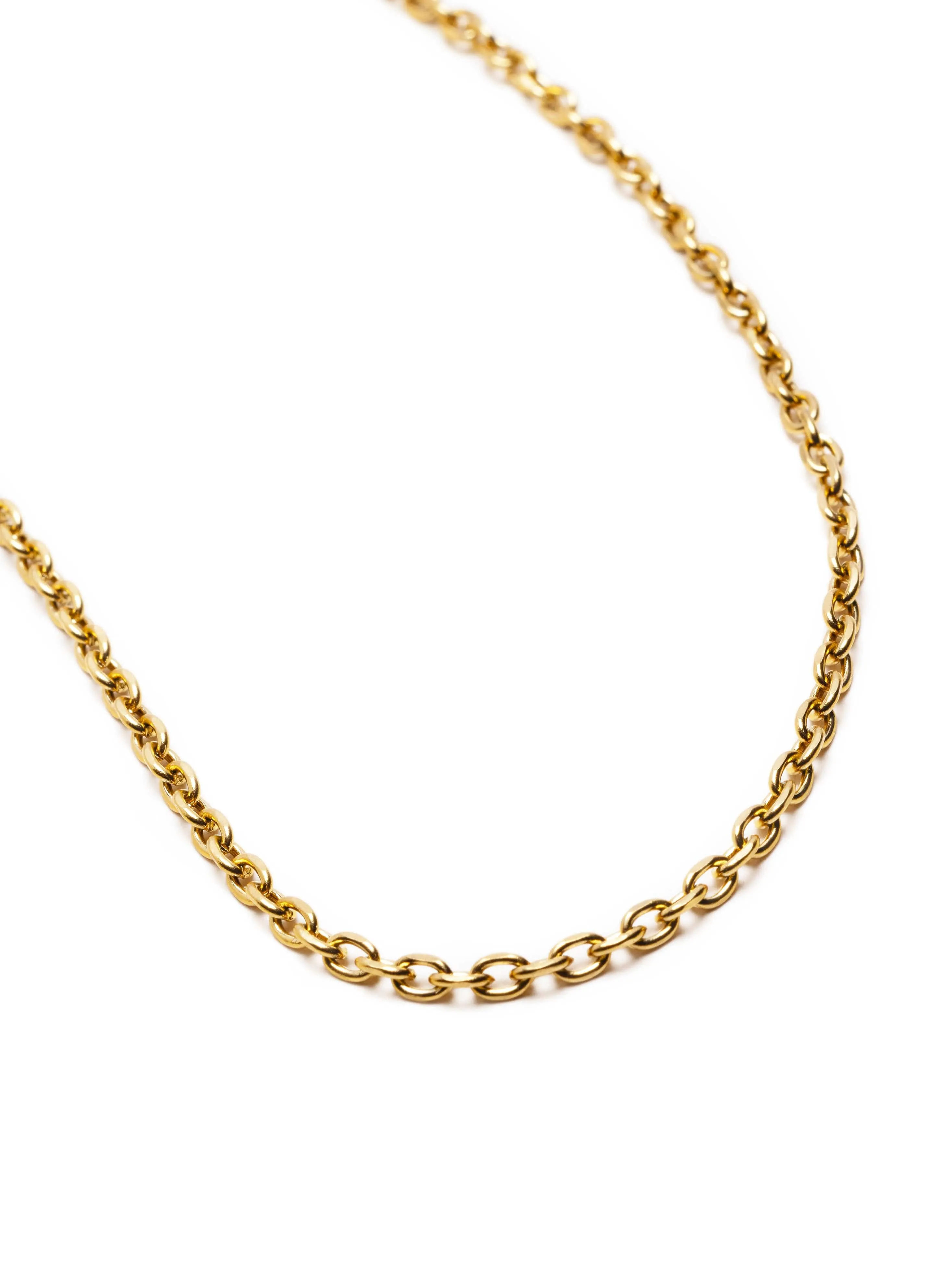 Men's Gold Cable Chain