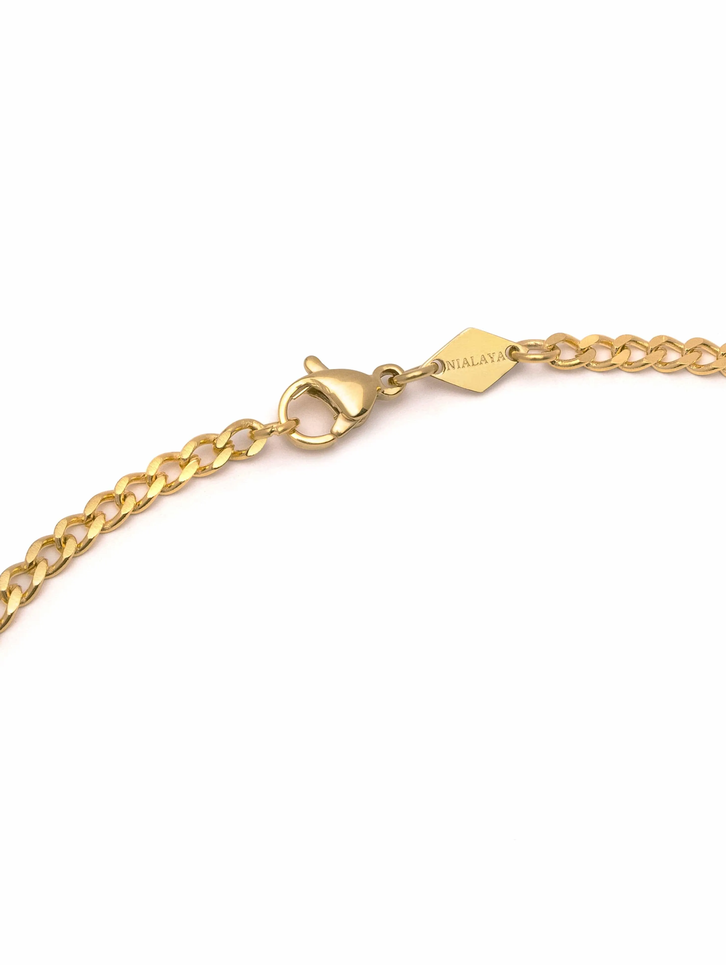 Men's Gold Cuban Link Chain in 3mm