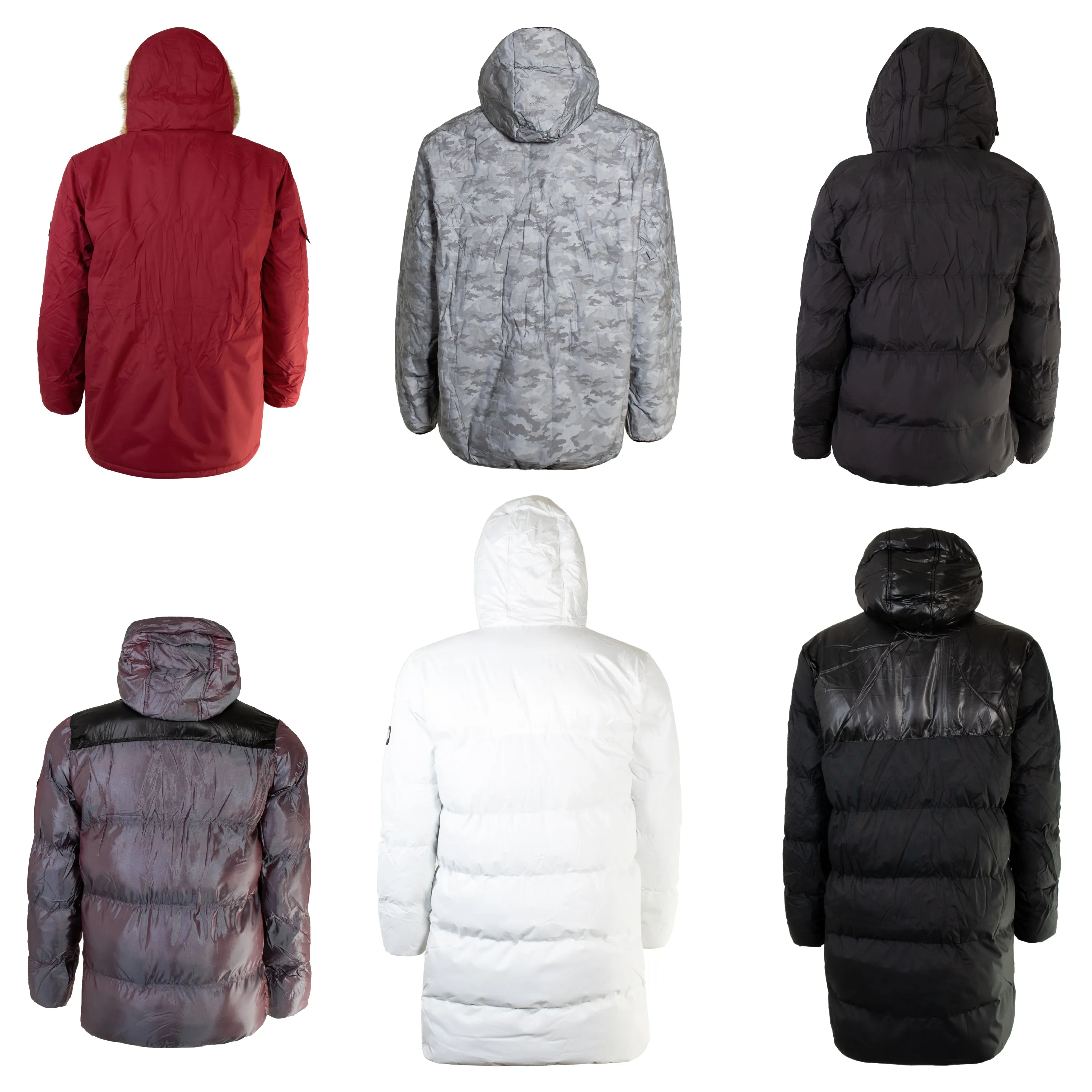 Men's Wholesale Coats in Assorted Styles & Sizes - Bulk Case of 18 Jackets