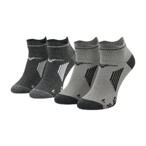 Mizuno ACT Train Mid 2P sports socks J2GX1055 09 black grey