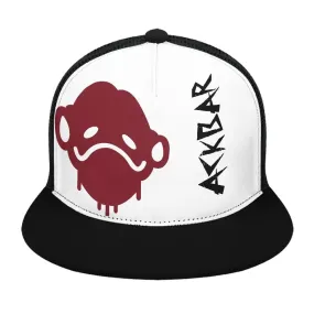 Monogrammed Ackbar Baseball Cap - Flat Glue Rear Hollow Design