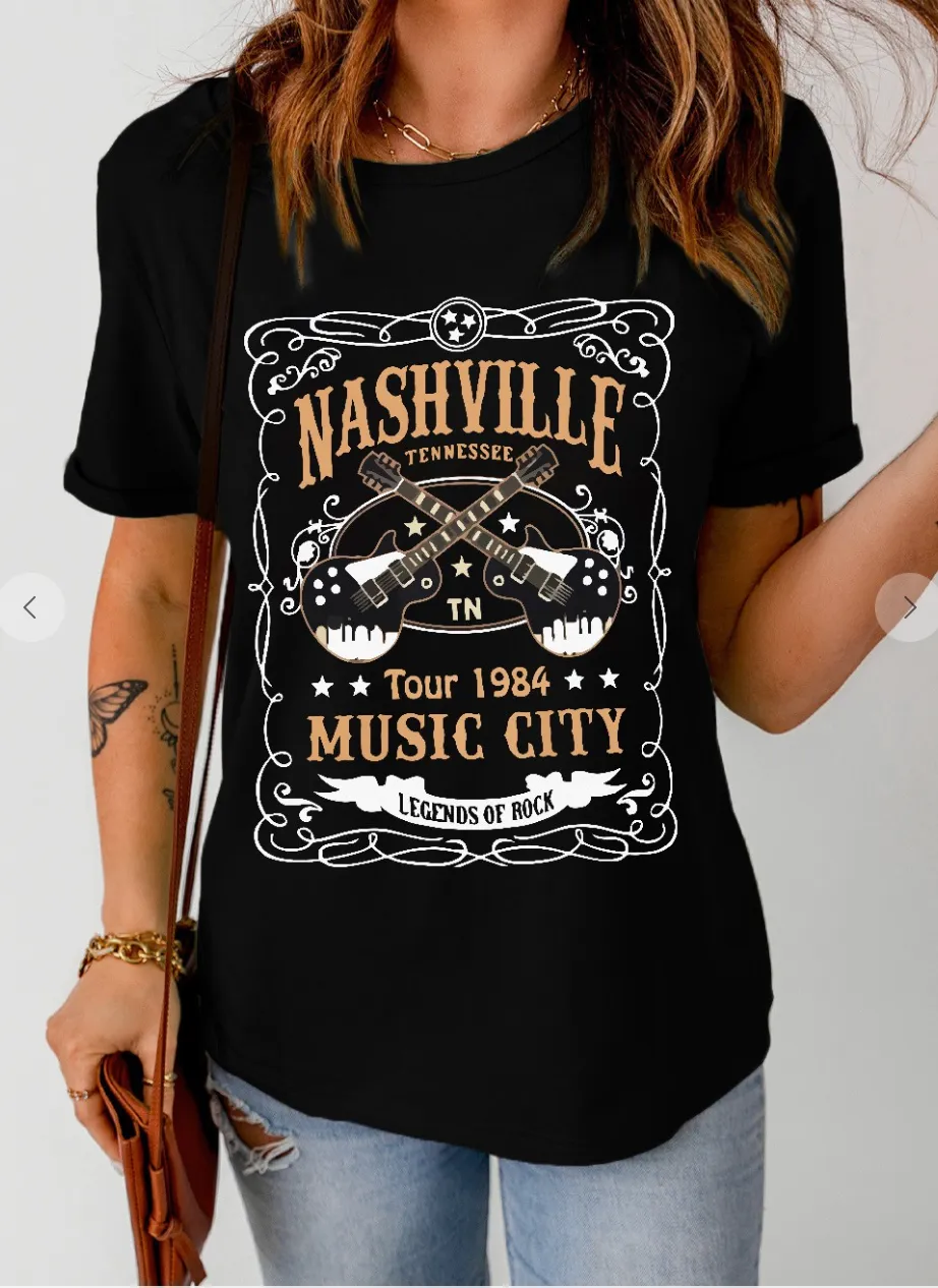 Nashville Guitar Tee