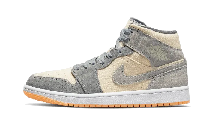 Nike Air Jordan 1 Mid SE Coconut Milk Particle Grey (GS)