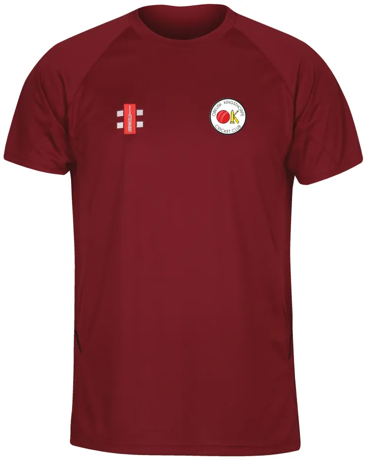 Obelisk Kingsthorpe Gray Nicolls Matrix T-Shirt Maroon