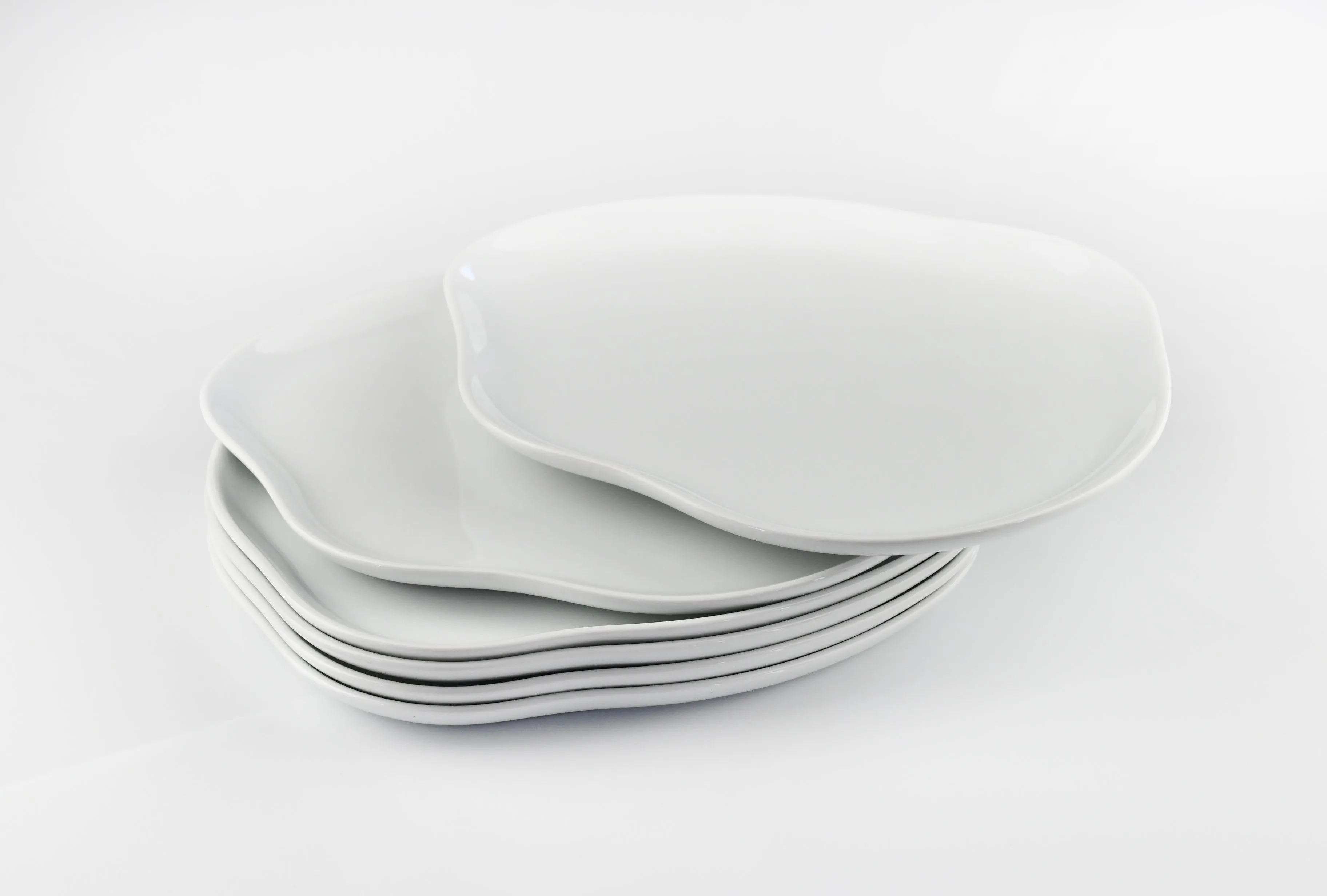 Organic Design Dinner Plates - Set of 6