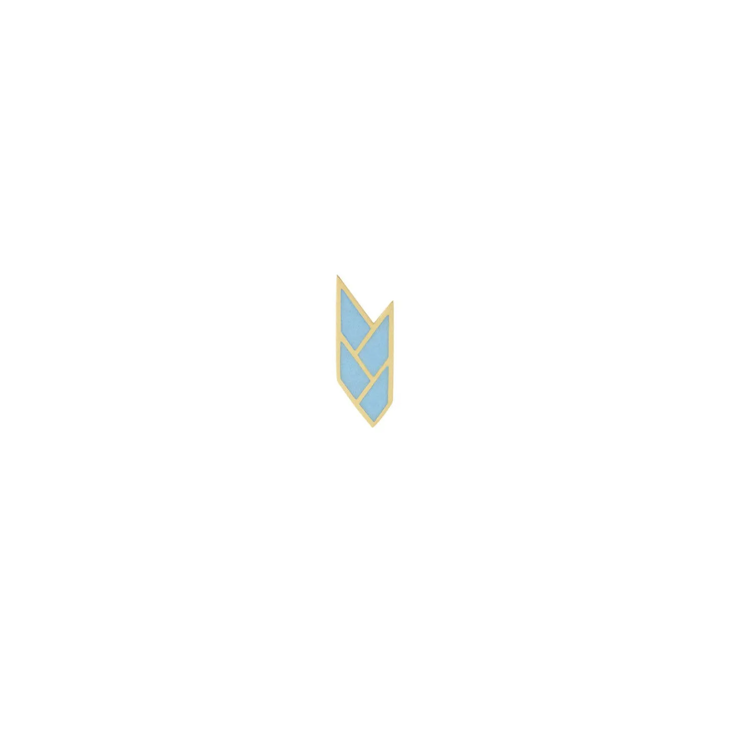 OSIRIS STUDS SKY — 18K Gold