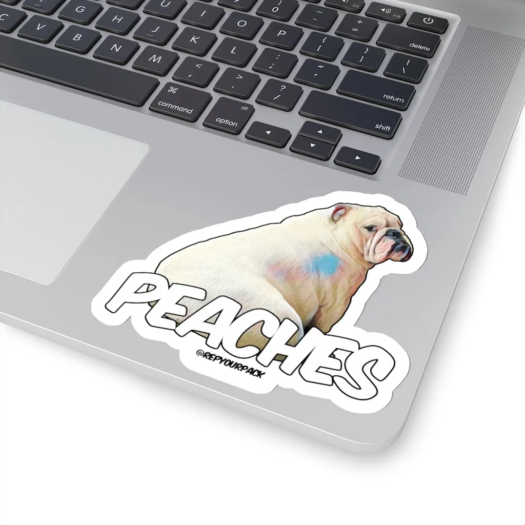 Peaches Kiss-Cut Stickers