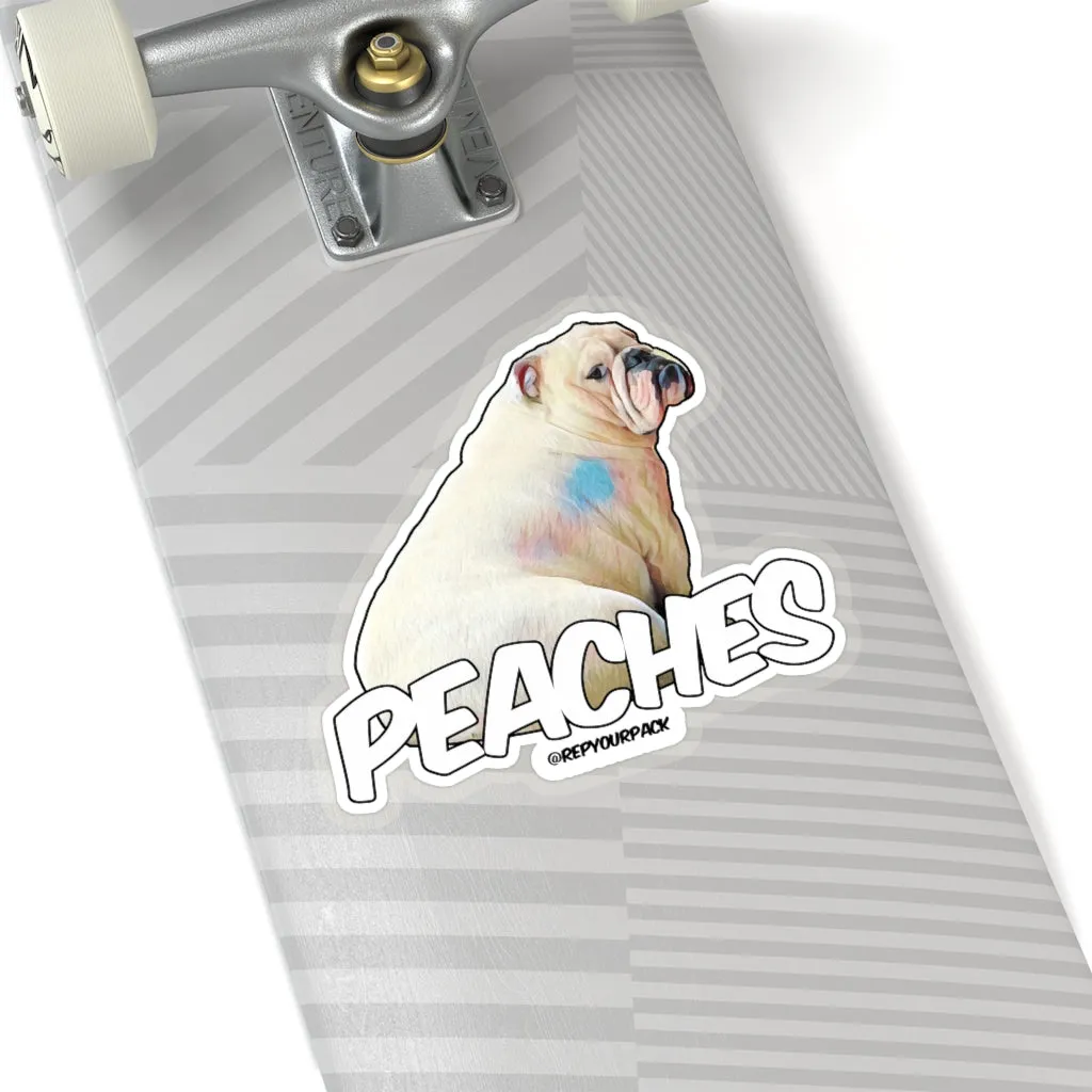 Peaches Kiss-Cut Stickers