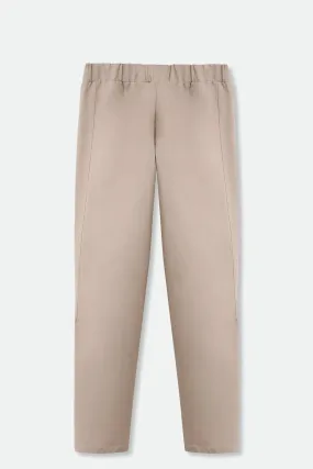 PERRYN PANT IN TECHNICAL COTTON STRETCH IN PINK BEIGE