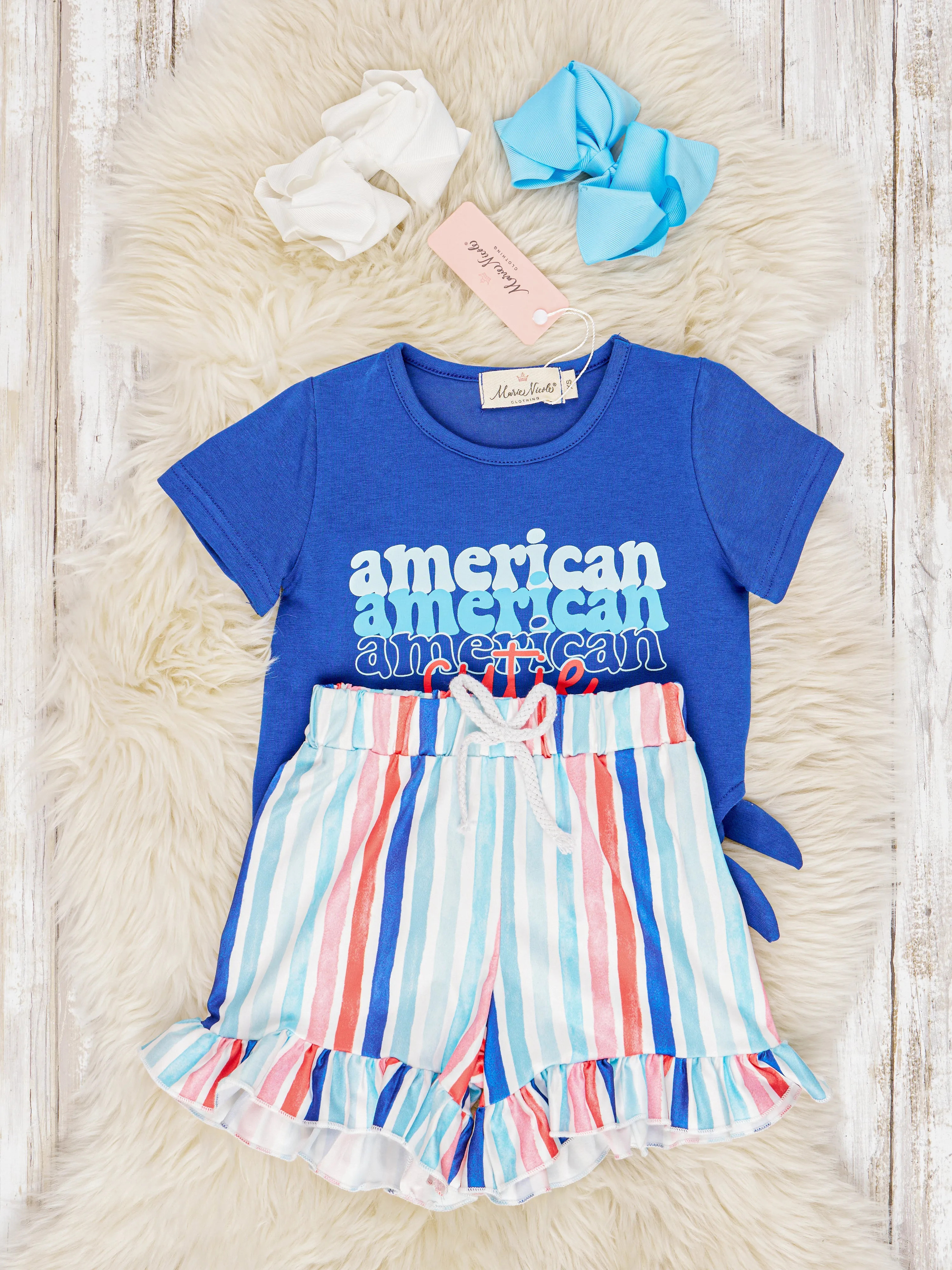 "American Cutie" Ruffle Outfit