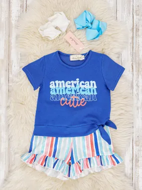 "American Cutie" Ruffle Outfit