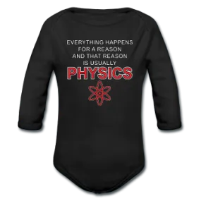 "Everything Happens for a Reason" - Baby Long Sleeve One Piece