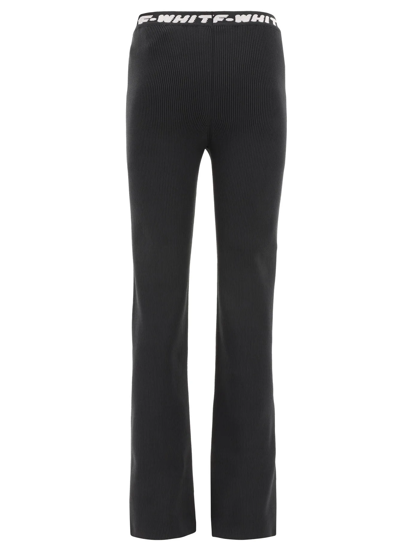 "LOGO-BAND" RIBBED TROUSERS