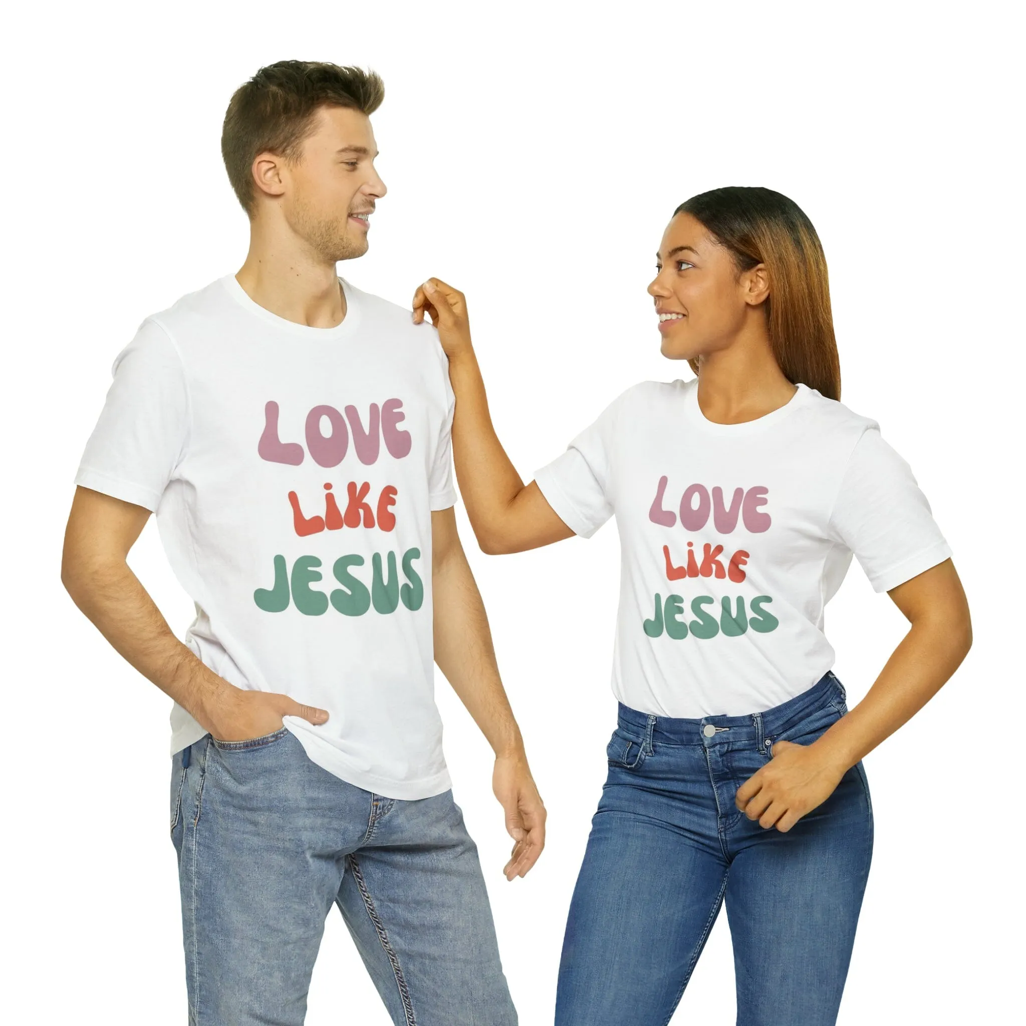 "Love Like Jesus" Bella Canvas Unisex Jersey Short Sleeve Tee