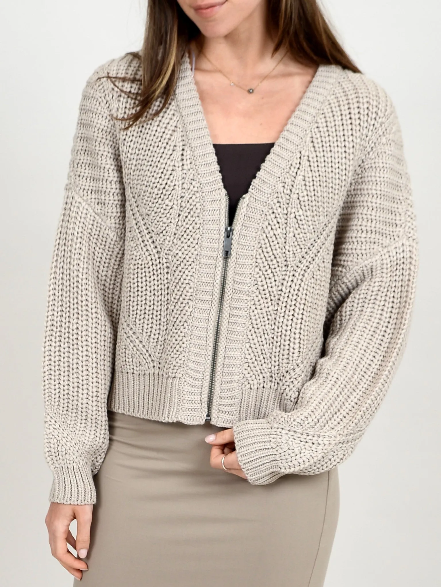 RD STYLE Juliet Long Sleeve V-Neck Cardigan