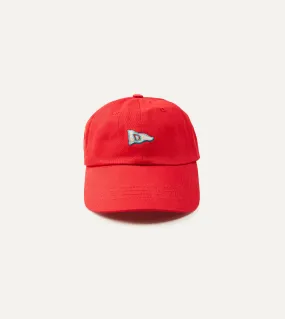 Red 'D' Flag Emblem Cotton Twill Baseball Cap