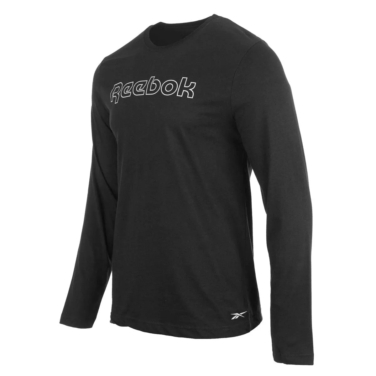 Reebok Men's Lounge Graphic Long Sleeve Crew Tee