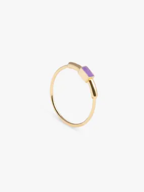 Ring Sprint Amethyst 14kt Solid Gold