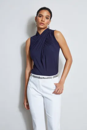 Sleeveless Twist Knit