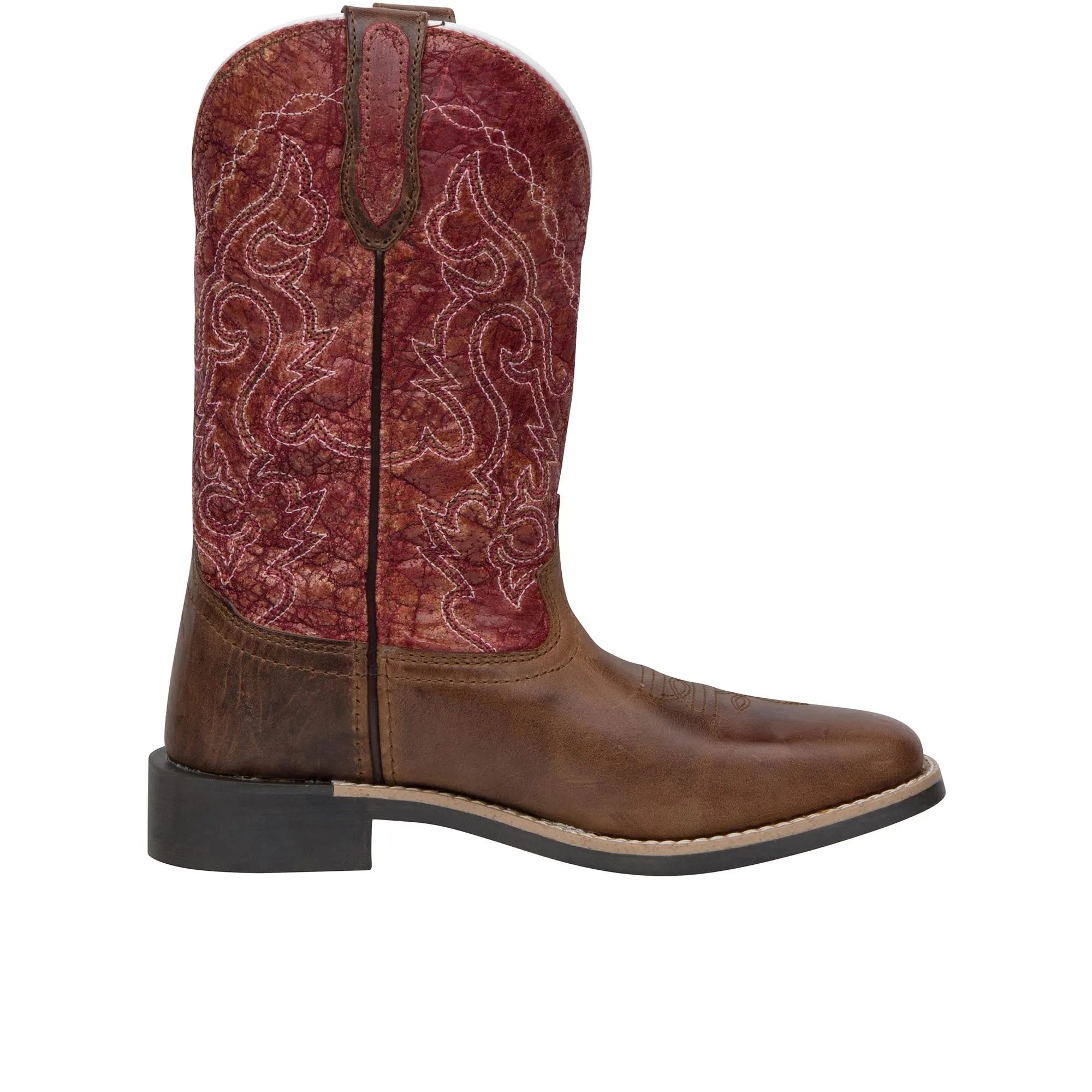 Smoky Mountain Boots Western  Brown Burgandy